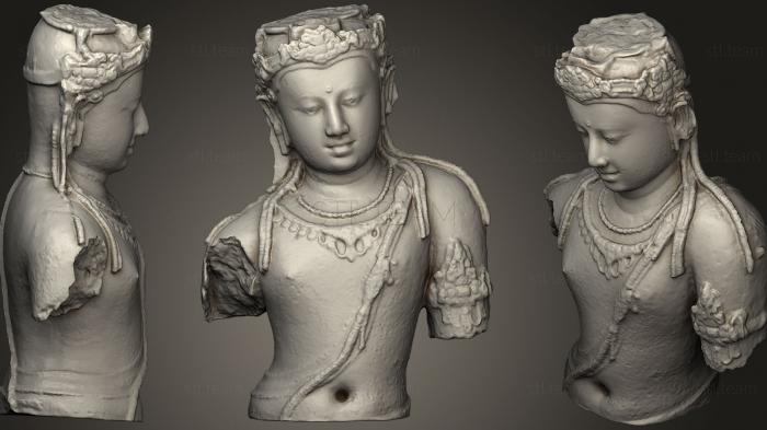 Бюсты и головы античные и исторические Тайская скульптура